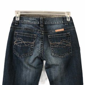 Cowgirl Tuff Don't Fence Me In Jeans Size 28/35
